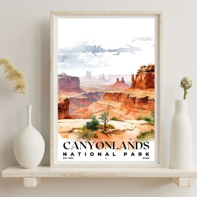 Canyonlands National Park Poster, Travel Art, Office Poster, Home Decor | S4 - image5